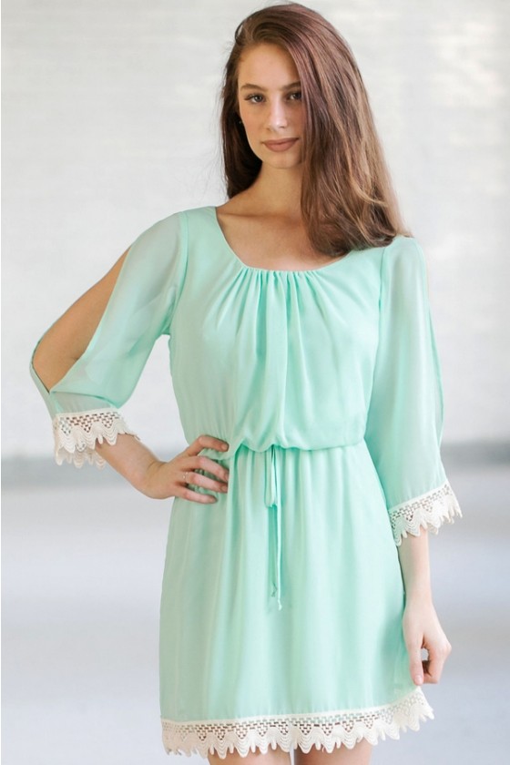 mint summer dress