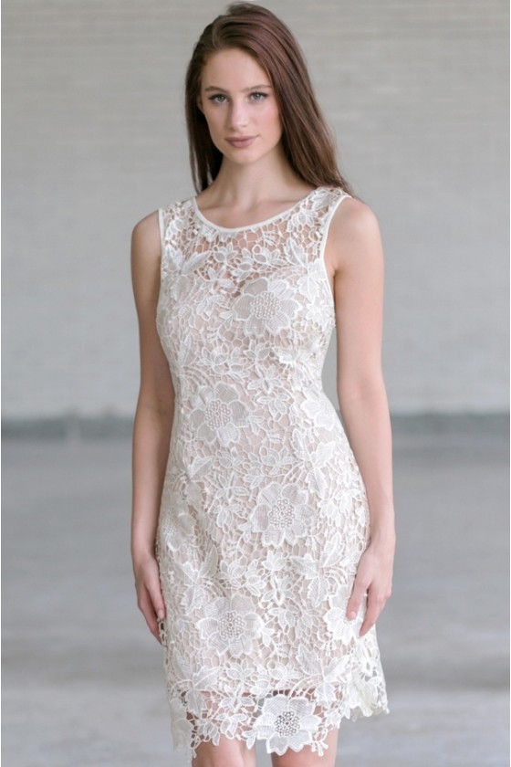 Ivory new arrivals lace sundress