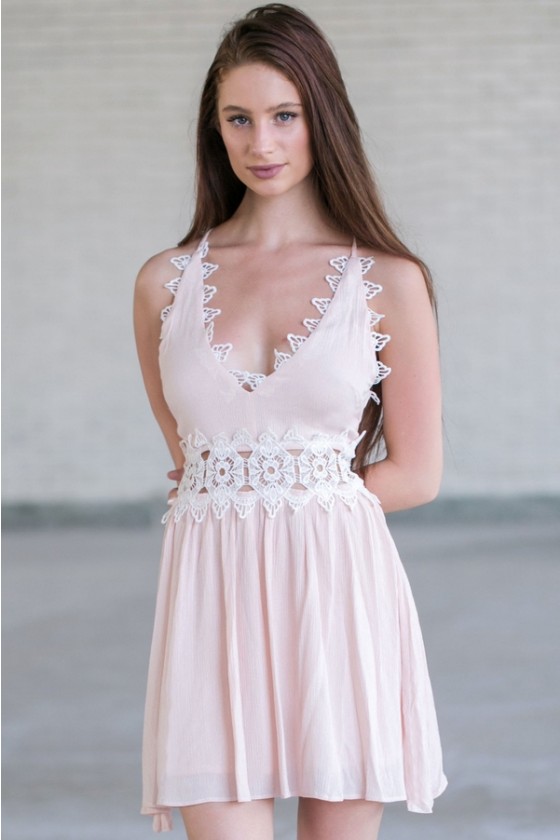 pale pink sundress