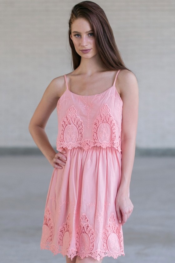 Pink country dress hot sale