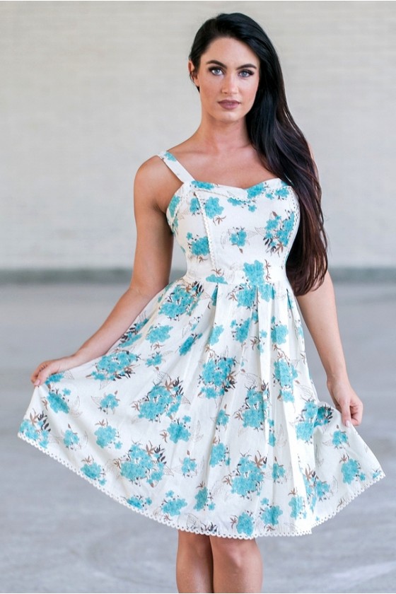 Flowery sundress clearance