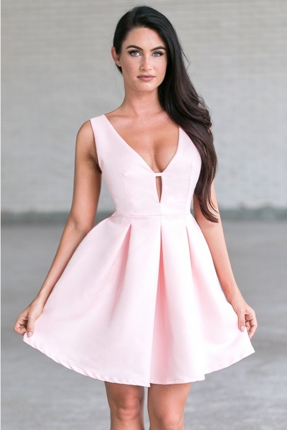 Pink dress junior boutique cheap
