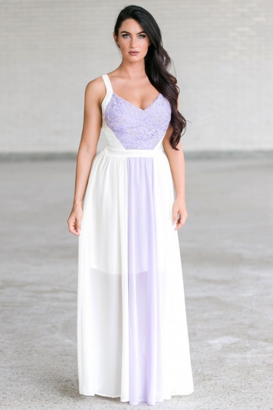 Lilac Chiffon Dress