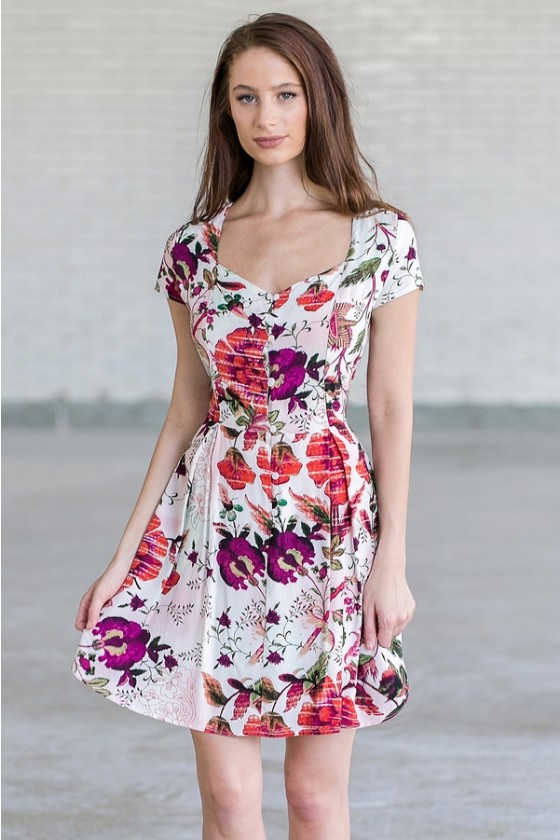 floral sun dress