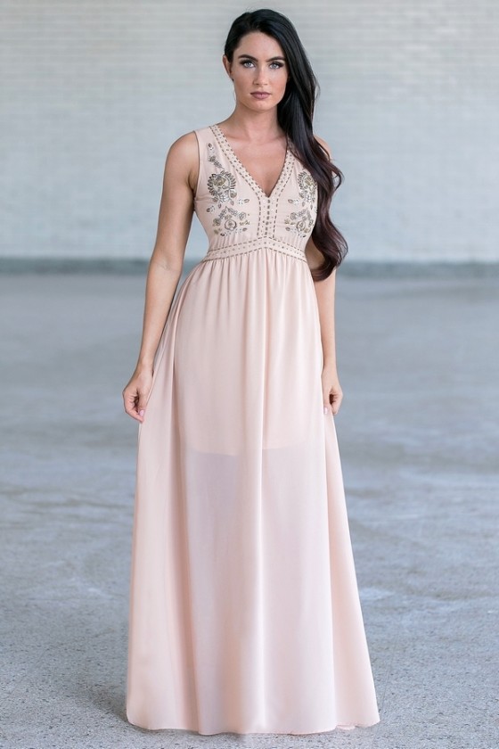 boho maxi bridesmaid dresses