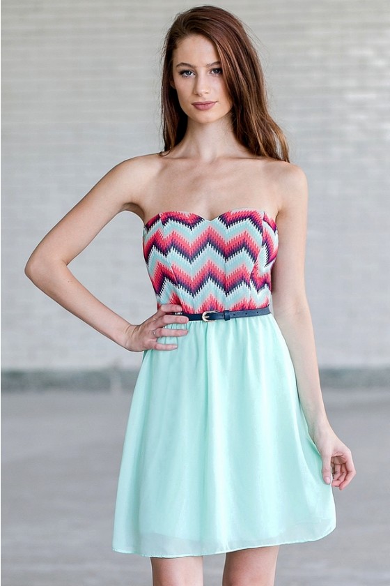 strapless summer dress