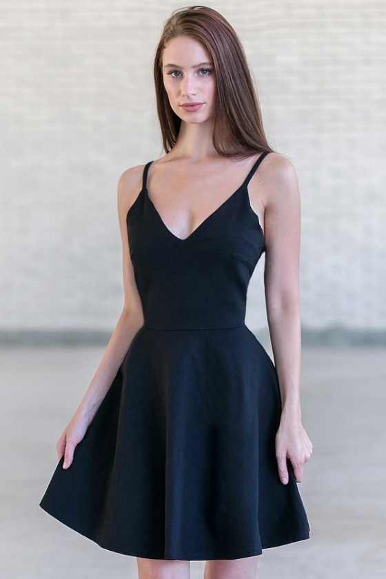 Cute black party dress 2025