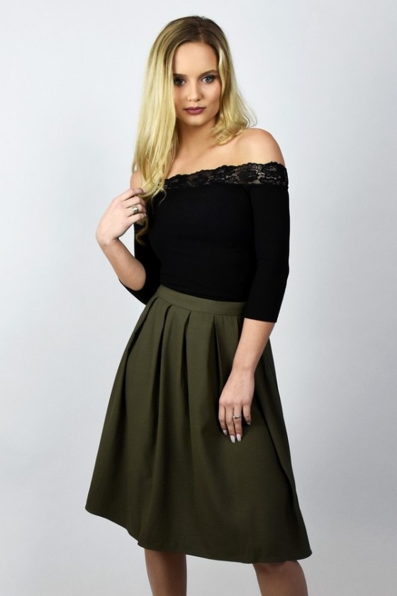 Cute olive online green skirts