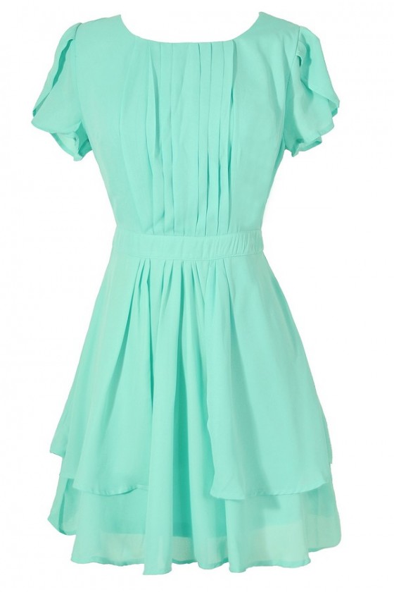 mint green summer dress
