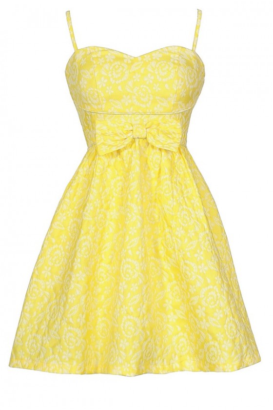 yellow sun dress