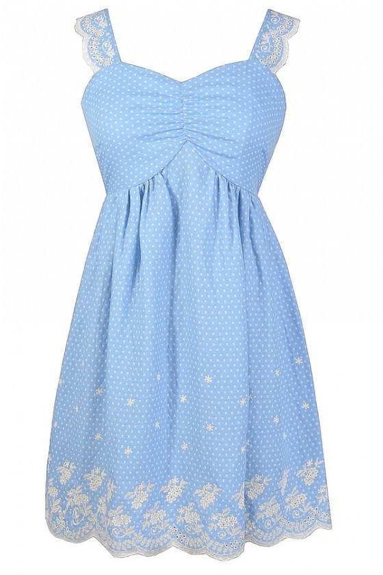 cute blue summer dresses