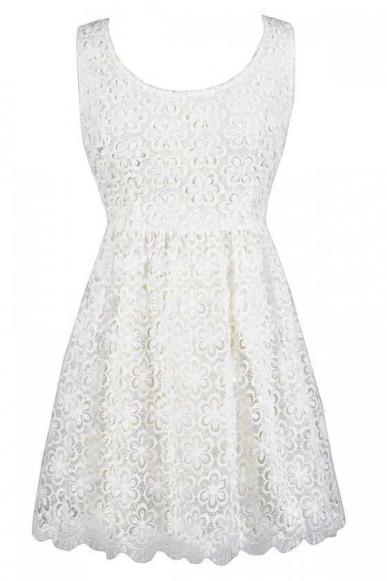 white lace sun dresses