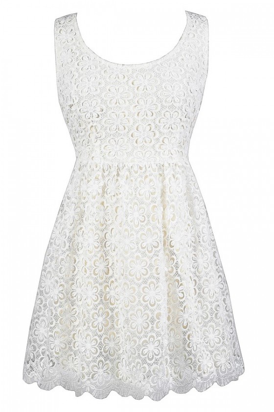 Lace sale white sundress