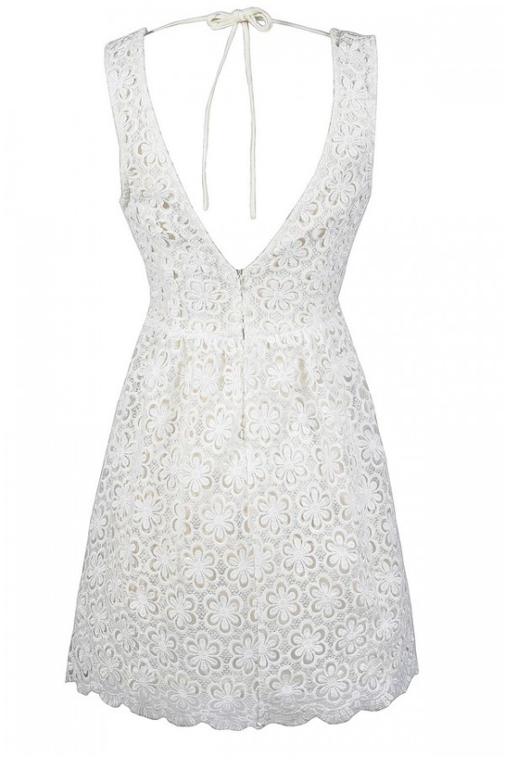 white lace sun dresses