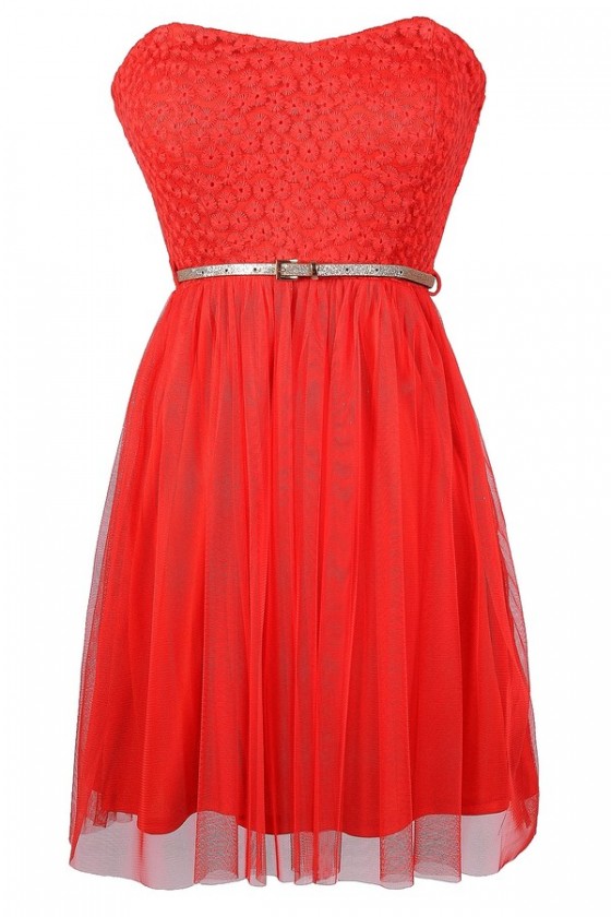 Cute red dresses for 2024 juniors