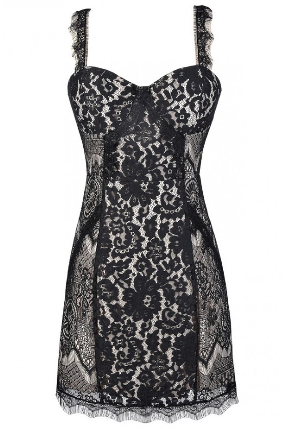 Black and white designer dress sales