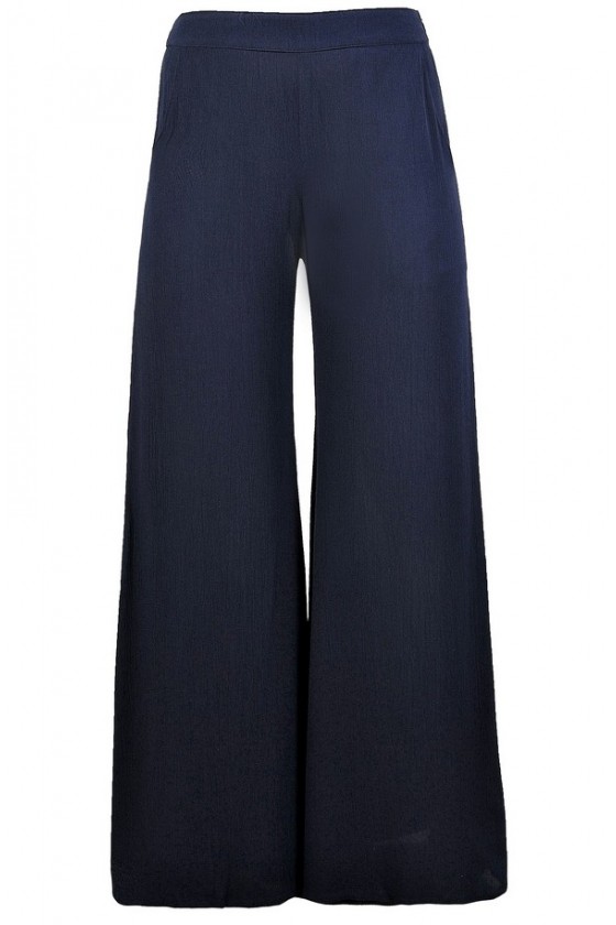 Navy flowy pants hot sale