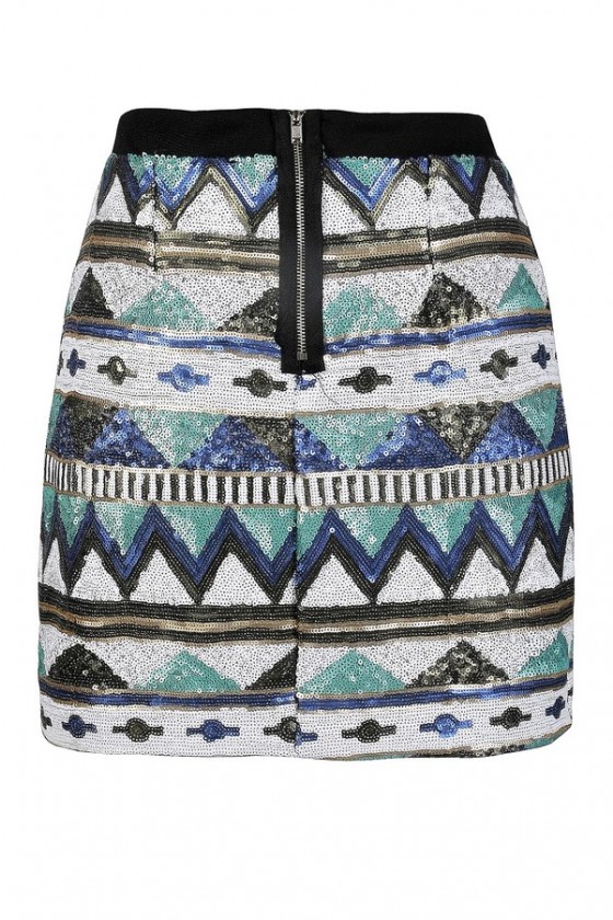 Cute Skirt Cute Sequin Skirt Sequin Tribal Skirt Sequin Aztec Skirt Sequin Mini Skirt Sequin Pattern Skirt Sequin Geometric Skirt Blue Sequin Skirt Teal Sequin Skirt Black Sequin Skirt Cute Sequin Ski...