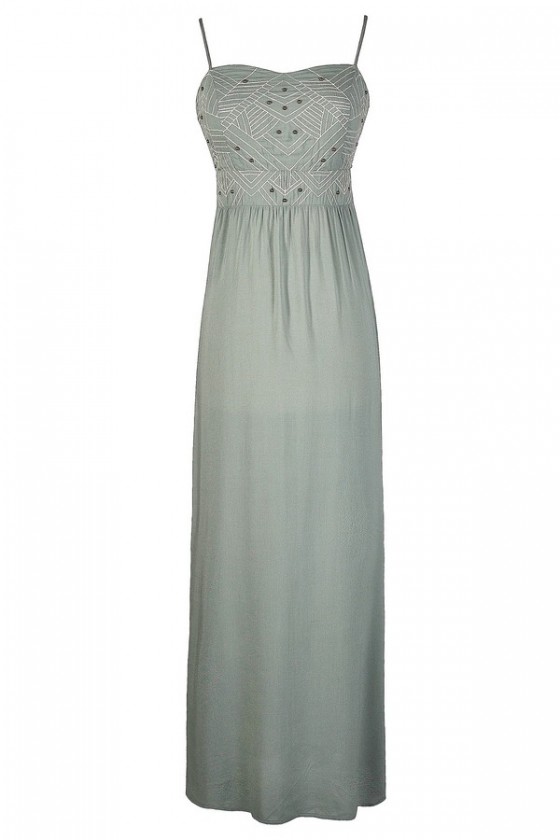 sage green maxi