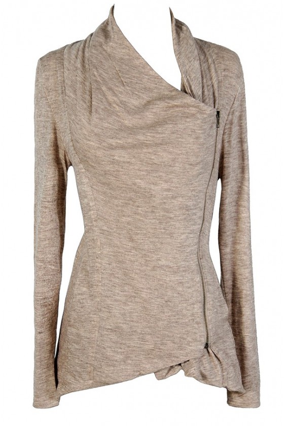 crossover cardigan jacket