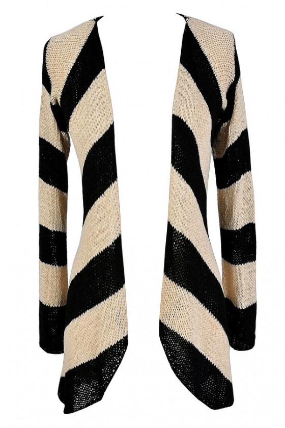 black and tan cardigan