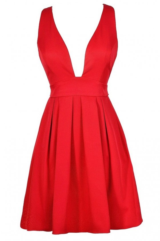 cute red dresses for christmas