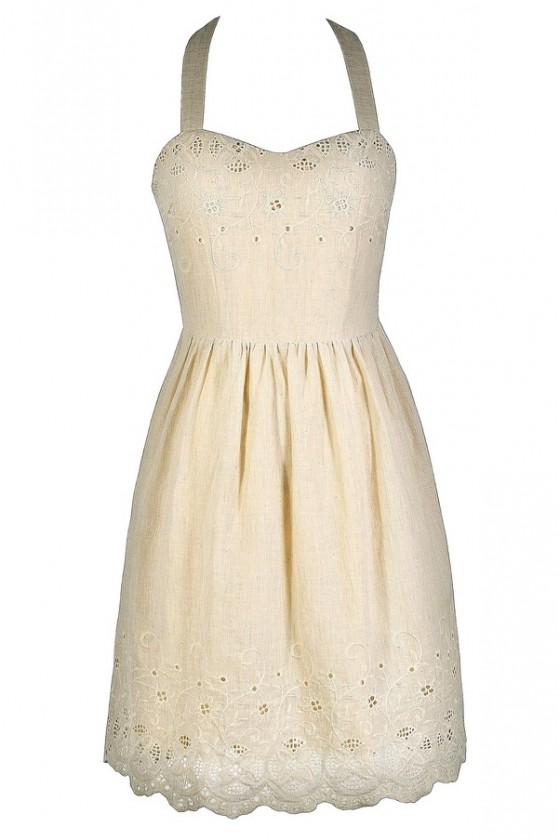 Ivory summer dress clearance