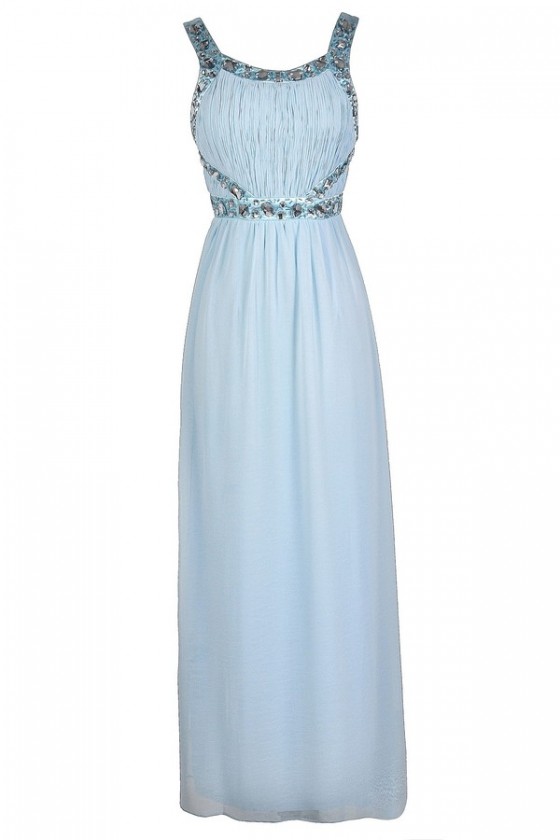 baby light blue dress