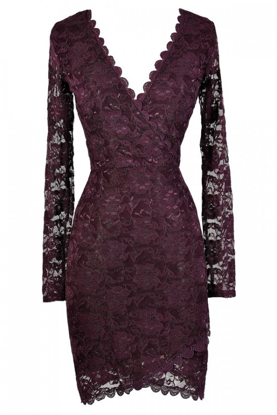 Nice sales purple dress