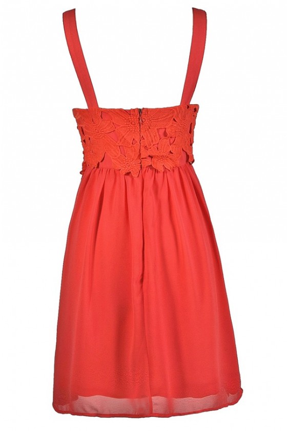 coral summer dresses