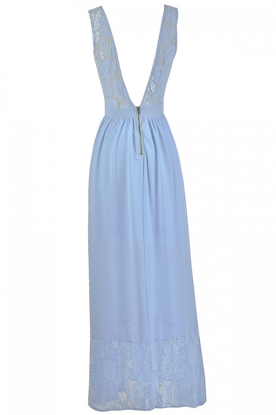 Pale Blue Maxi Dress Sky Blue Maxi Dress Cute Summer Dress Blue