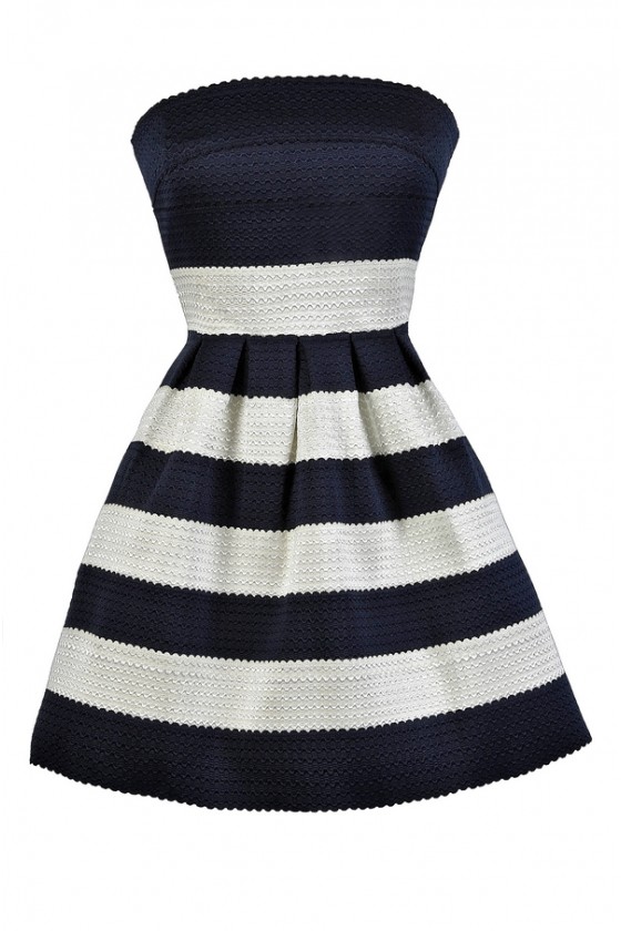 nautical cocktail dress