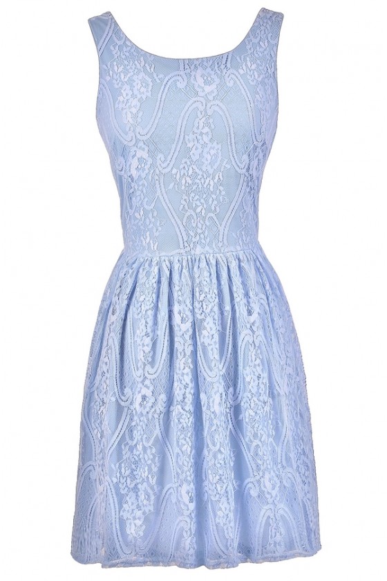 periwinkle lace dress