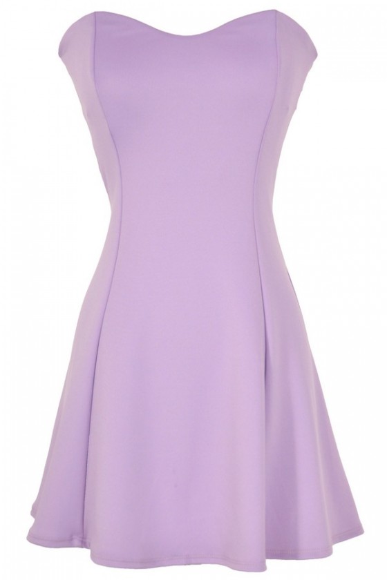 lavender skater dress