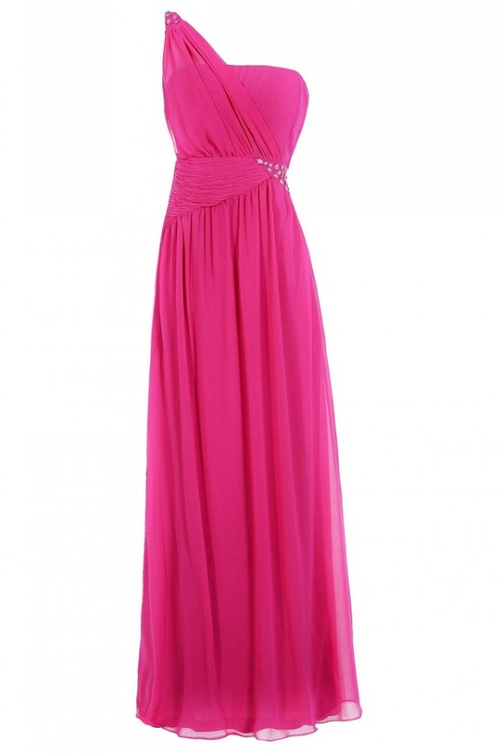 hot pink maxi dress