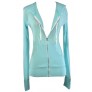 Aqua Zip Up Hoodie, Sky Blue Zip Up Hoodie, Pale Blue Zip Up Hoodie, Cute Blue Hoodie