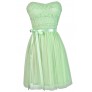 Mint Lime Summer Dress, Mint Lime Party Dress, Mint Lime A-Line Dress, Cute Summer Dress, Mint Lime Bridesmaid Dress, Cute Mint Lime Dress, Cute Party Dress, Cute Summer Dress