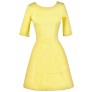 Yellow A-Line Dress, Yellow party Dress, Cute Yellow Dress, Yellow Summer Dress