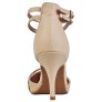 beige t strap pumps