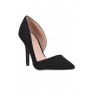 Black D'orsay Pump, Black Pointed Toe Pump, Cute Black Pumps, Black Dress Shoes