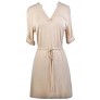Beige Tunic, Cute Beige Tunic Top, Beige Swimwear Coverup, Cute Bathing Suit Coverup