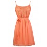 Cute Summer Dress, Orange Coral Lace Dress, Cute Lace Dress, Cute Summer Dress, Cute Sundress, Orange Coral Sundress, Orange Coral Party Dress