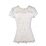 Off White Lace Top, Cute Lace Top, Ivory Lace Top, Off White Lace and Pearl Top, Lace Capsleeve Top, Cute Summer Top, Lace Summer Top, Ivory Lace Top