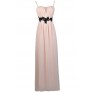 Pale Pink Maxi Dress, Pink and Black Maxi Dress, Cute Pink and Black Dress, Pink and Black Prom Dress, Cute Pink Bridesmaid Dress