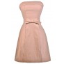 Cute Pink Dress, Pink Party Dress, Pink Strapless Dress, Pink Bow Dress, Cute Pink Dress, Pink Bridesmaid Dress