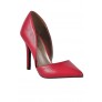 Hot Pink Pumps, Pink D'orsay Pumps, Fuchsia Pointed Toe Pumps