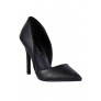 Cute Black Pump, Black D'orsay Pump, Black Pointed Toe Pump