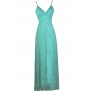 Jade Lace Maxi Dress, Teal Green Lace Maxi