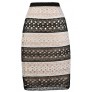 Lace pencil Skirt, Cute Juniors Skirt, Black and White Lace Skirt