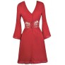Cute Red Dress, Red Bell Sleeve Dress, Red Summer Dress, Cute Red Dress